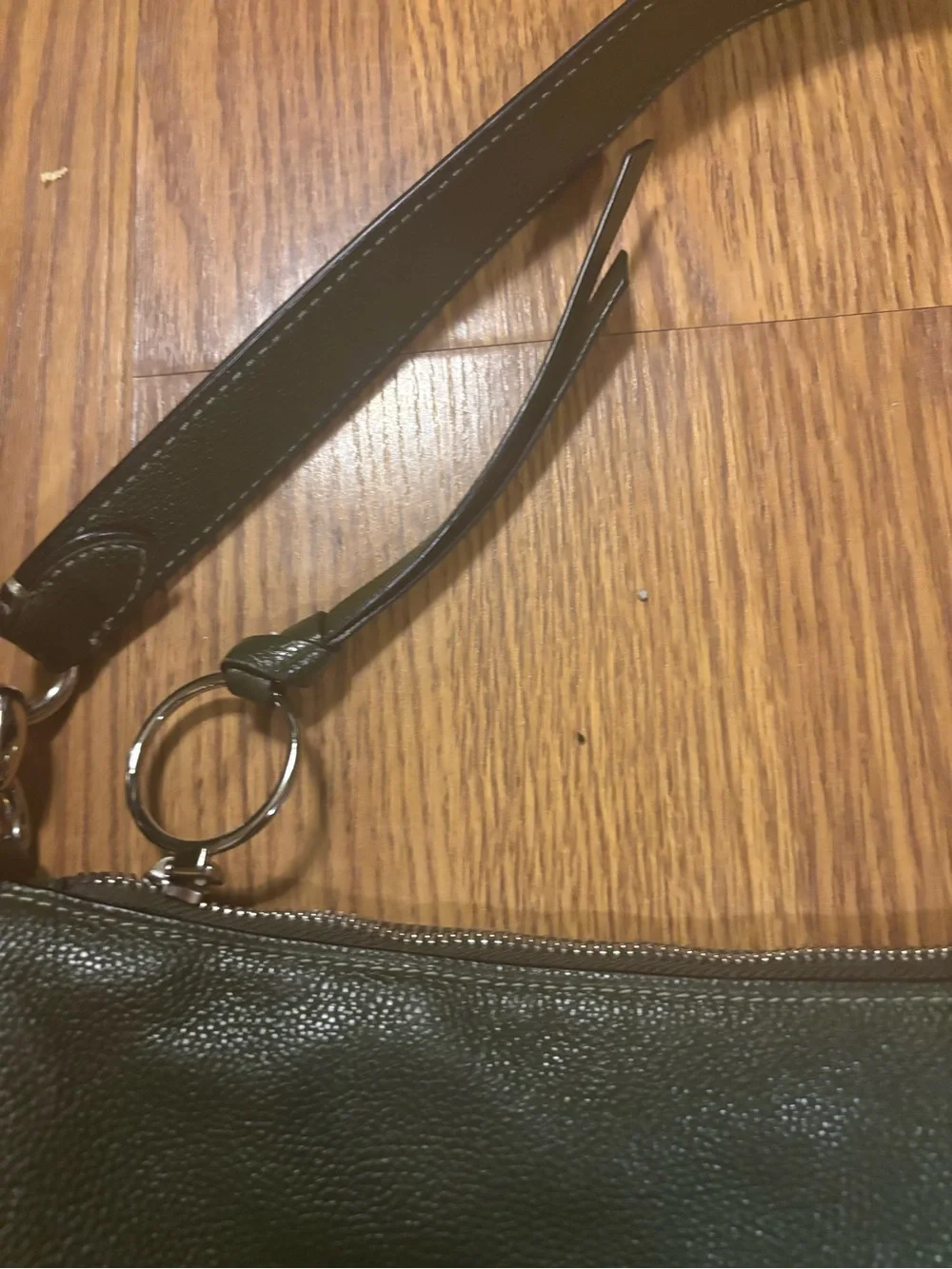 Coach Dark Green Leather Skylar Hobo Bag